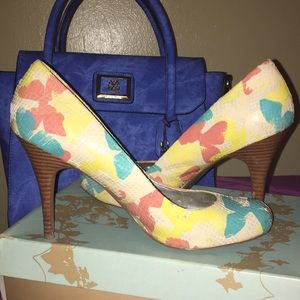 Floral High Heels
